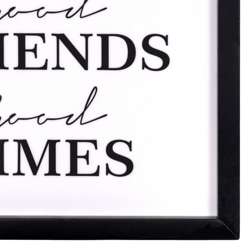 Good Food Good Times Framed Wall Art