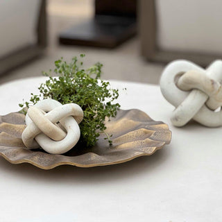 Uttermost Limestone Link Sculptures Set of 2