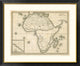 "Map of Africa, 1839" Framed Digital Print by Samuel Augustus Mitchell, 40x33"