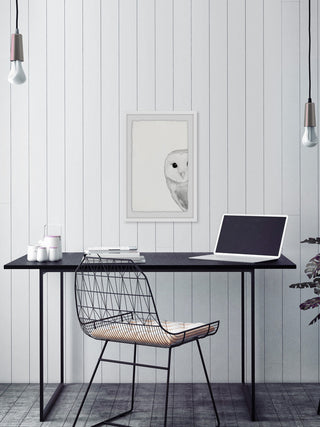 "Hidden Owl" Framed Painting Print, 24"x36"