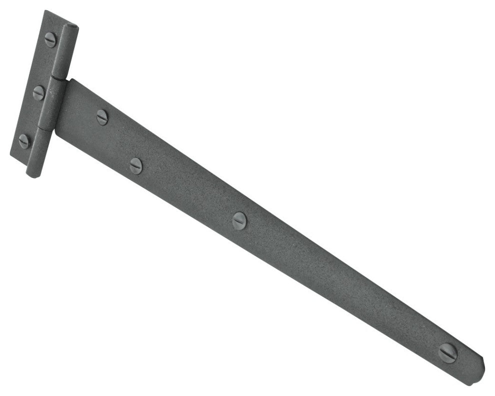 T Strap Door Hinge RSF Black Iron Light Duty Hinge 11" Pack of 3