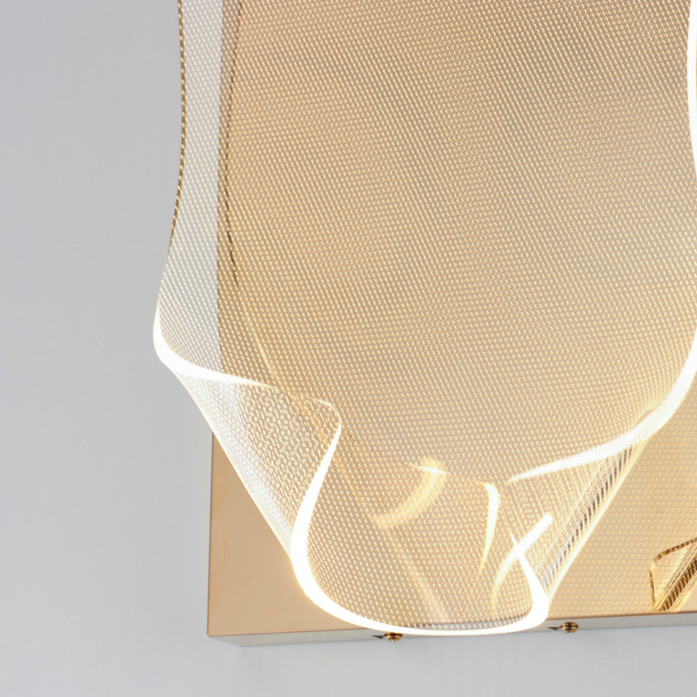 ET2 E24871-133 Rinkle 17" Tall LED Wall Sconce - French Gold