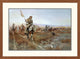 "The Medicine Man" Framed Digital Print by Charles M. Russell, 39x29"