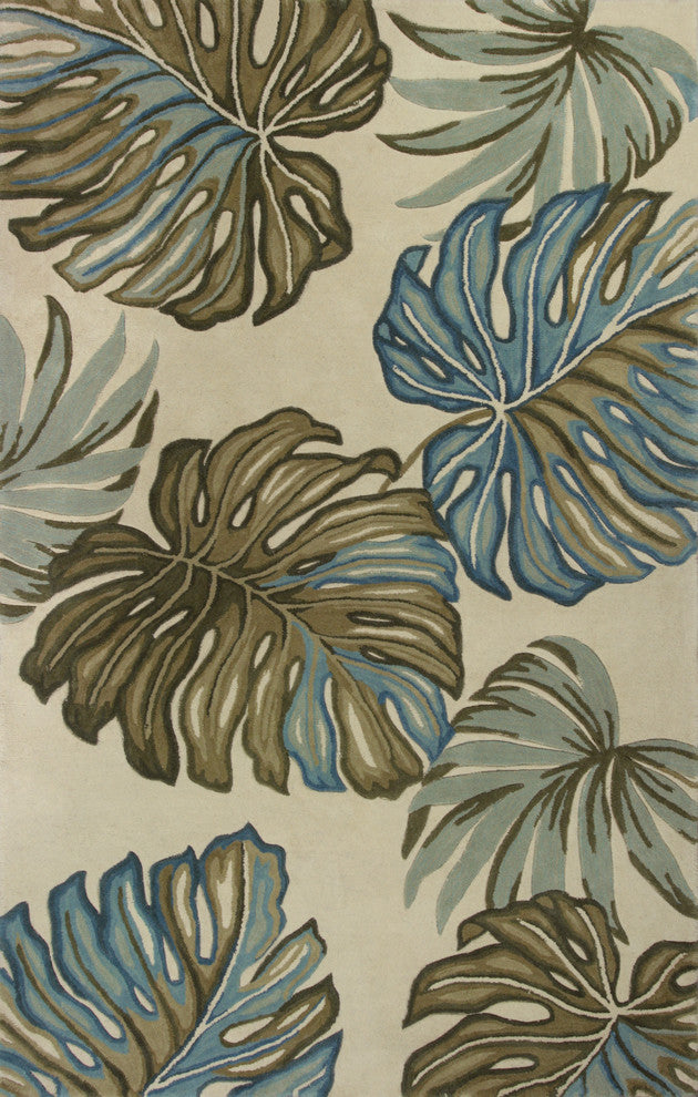 Sparta 3182 Ivory Florea Rug, 5'3"x8'3"