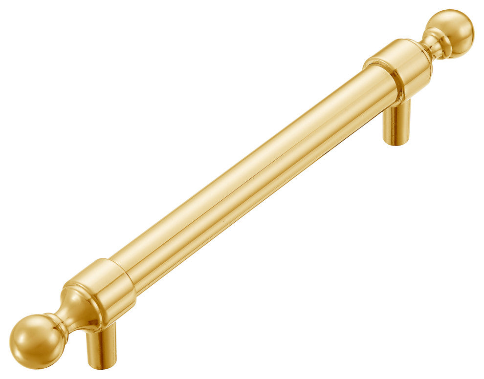 Utopia Alley Cabinet Pull, 3.75"/5" Center to Center, Gold, 5.0", 1 Pack