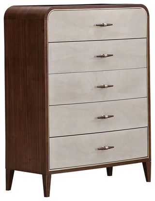 Houston 5-Drawer Chest, Walnut