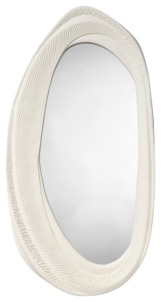 Denali Resin Organic Oval Wall Mirror