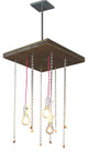 Jaipur Double Pendant Fixture, 12"