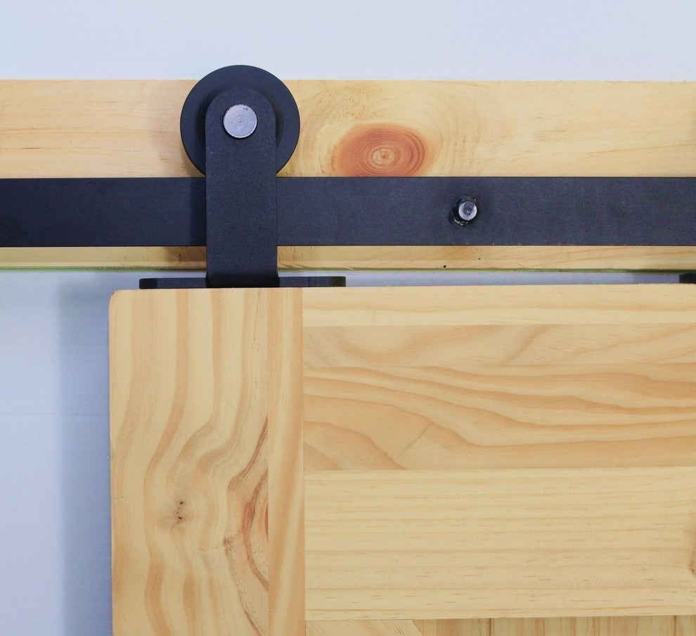 Single Sliding Barn Door Hardware Kit, T-Shape Design