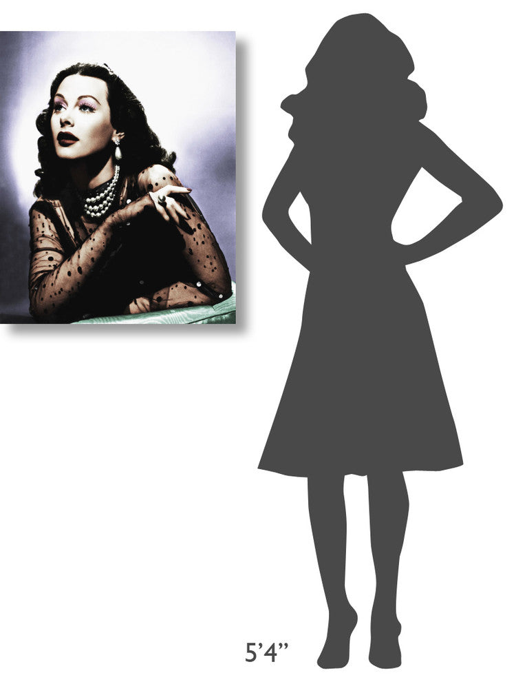 "Hedy Lamarr 103" Stretched Canvas Giclee by Hollywood Photo Archive, 24"x30"