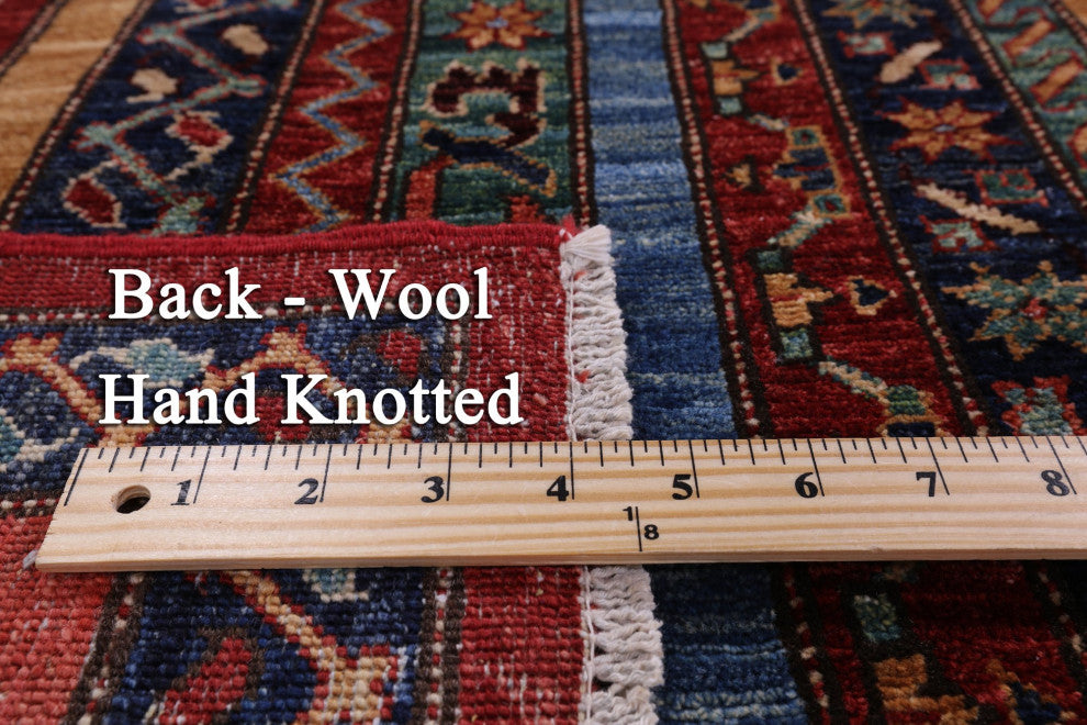 8' 4" X 11' 8" Hand-Knotted Persian Gabbeh Shall Rug Q5014