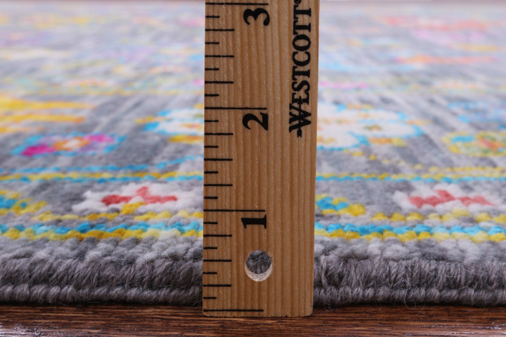 Turkish Oushak Handmade Wool Rug 7' 10" X 9' 11" - Q14997