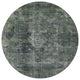 Ahgly Company Indoor Round Mid-Century Modern Area Rugs, 7' Round