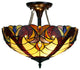 CHLOE Lighting CH38632AV16-UF2 ADIA Victorian Dark Bronze 2 Light Semi-Flush