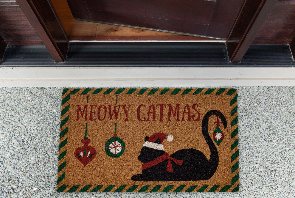 Meowy Catmas Doormat