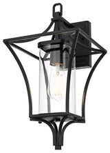 Home Living 9.5" Outdoor Wall Sconce, Black
