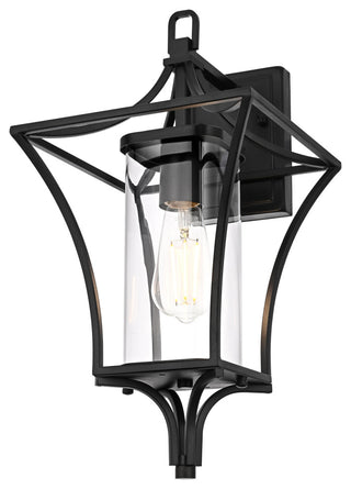 Home Living 9.5" Outdoor Wall Sconce, Black
