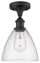 Innovations 516-1C-OB-GBD-754 1 Light Semi-Flush Mount, Oil Rubbed Bronze