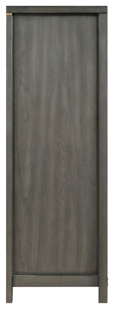 Kieran 5-drawer Bedroom Chest Grey