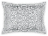 Grey Boho Medallion Standard Brushed Poly Sham
