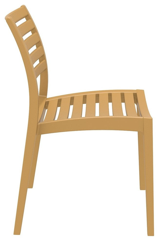 Compamia Ares Outdoor Dining Chairs, Set of 2, Teak Brown