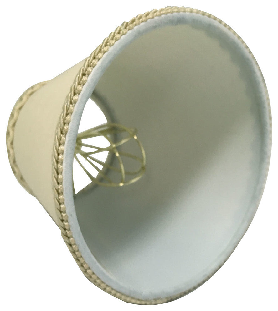 Antique Gold Empire Chandelier Lamp Shade Decorative Trim, Single