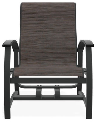 Belle Isle Sling Outdoor Hidden Motion Lounge Chair, James/Graphite