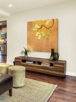 "Zen Chakra I" Painting Print on Canvas by Evelia