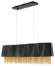 Hinkley Zuma Chandelier 5-Light Linear, Satin Black