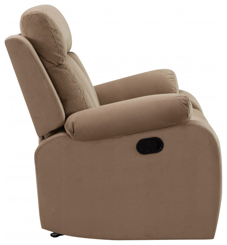 40" Modern Beige Fabric Chair