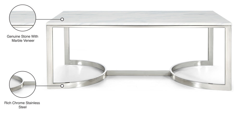 Copley Chrome Coffee table