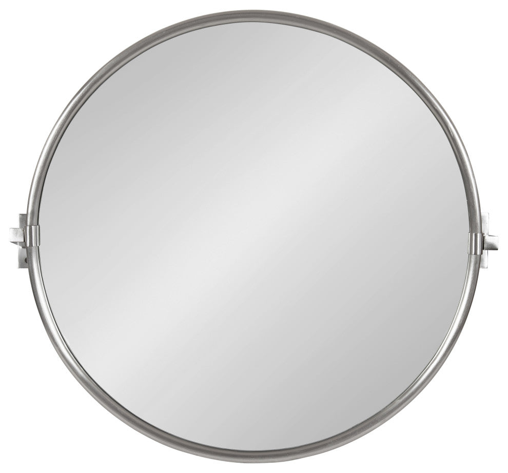 Taurus Pivot Wall Mirror, Silver 26x24
