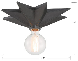 Astro 1 Light, Black, Wall Mount