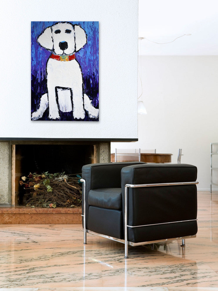 "Good Guardian" Painting Print on Wrapped Canvas, 24"x36"