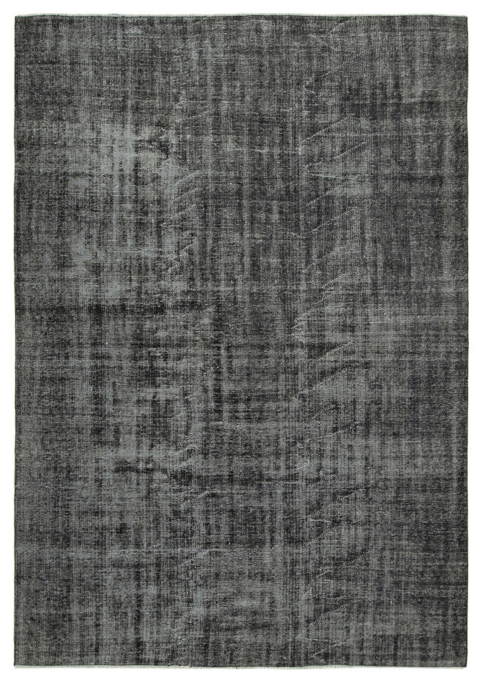 Rug N Carpet - Handmade Oriental 6' 9" x 9' 11" Vintage Overdyed Area Rug