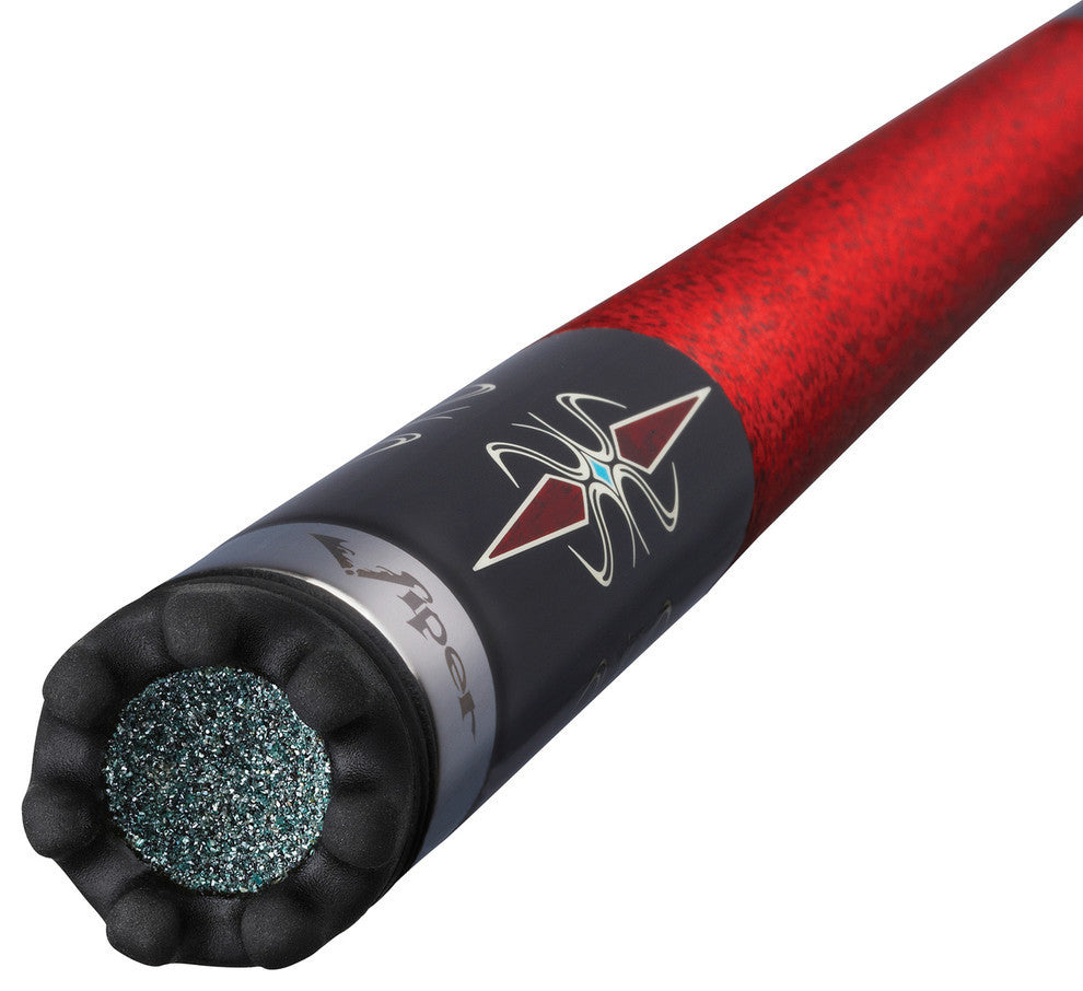 Viper Sinister Series Cue With Red/Black Wrap, 50-1250