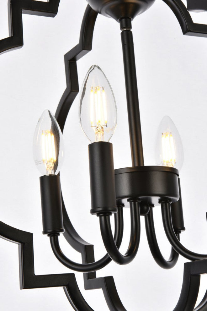 Sophie 4-Light Pendant, Black