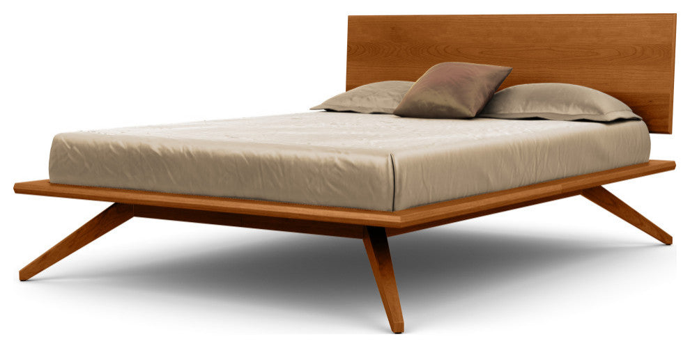 Copeland Astrid Bed With 1 Headboard Panel, Autumn Cherry, King