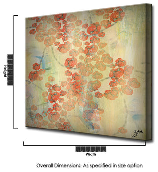 Chains of Love, Canvas Wall Art, 16"x16"