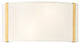 Crystorama FUL-902-GA, 2-Light Wall Mount, Antique Gold