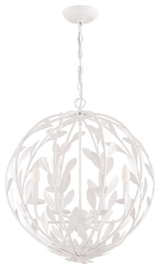 Crystorama Lighting Group 506 Broche 6 Light 21"W Taper Candle - English Bronze