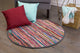 DII Rag Rug Multicolor 36" Round