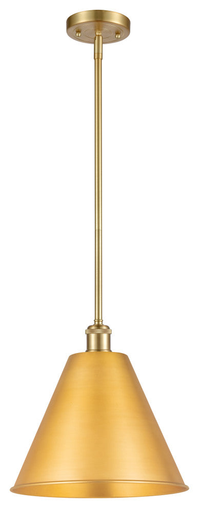Ballston Cone Pendant, Satin Gold