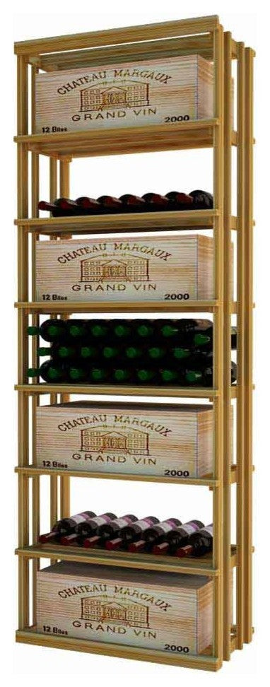 Grand Vin Wine Storage, Unfinished Redwood