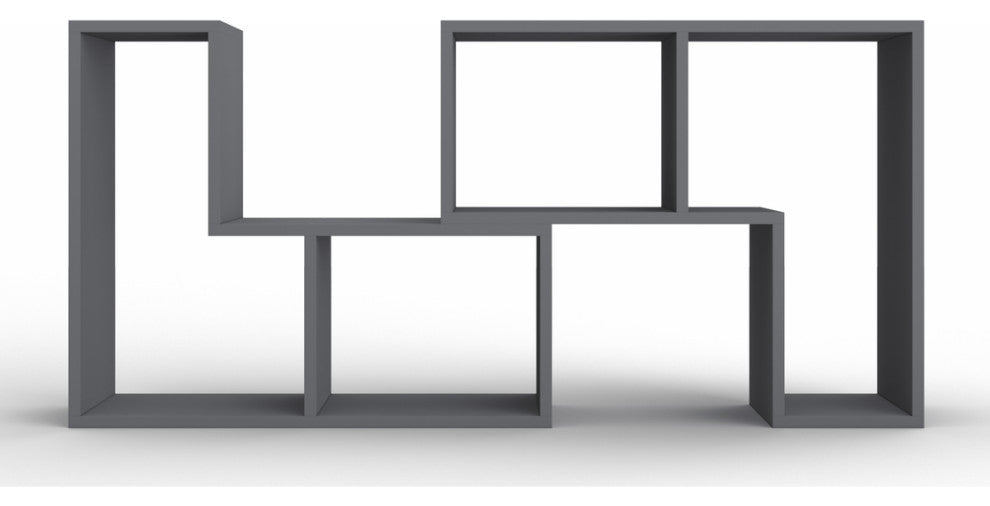 ANALI Modular Bookcase, Grey