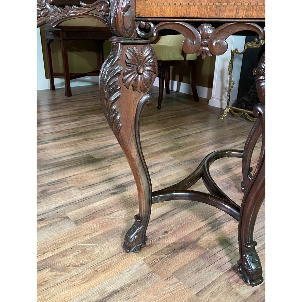 Antique Walnut Inlaid Sideboard