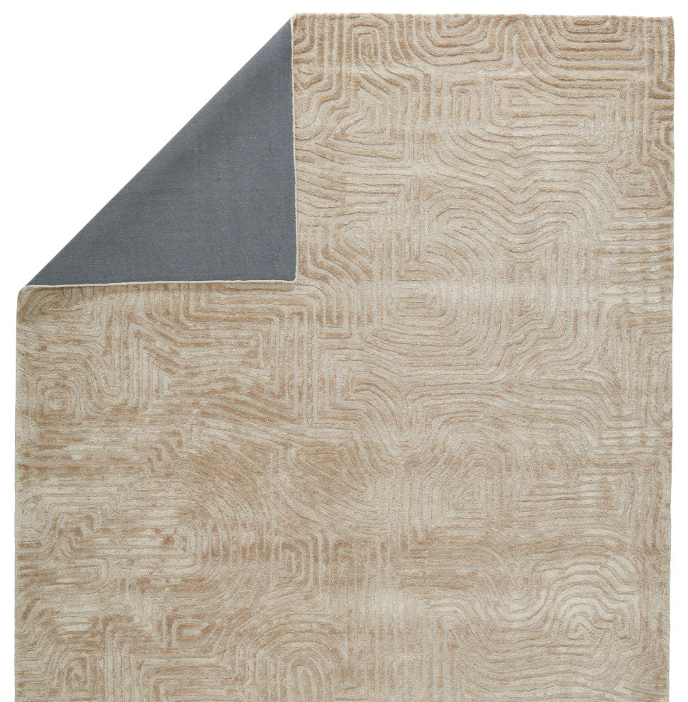 Jaipur Living Impress Handmade Abstract Beige Area Rug 8'X11'