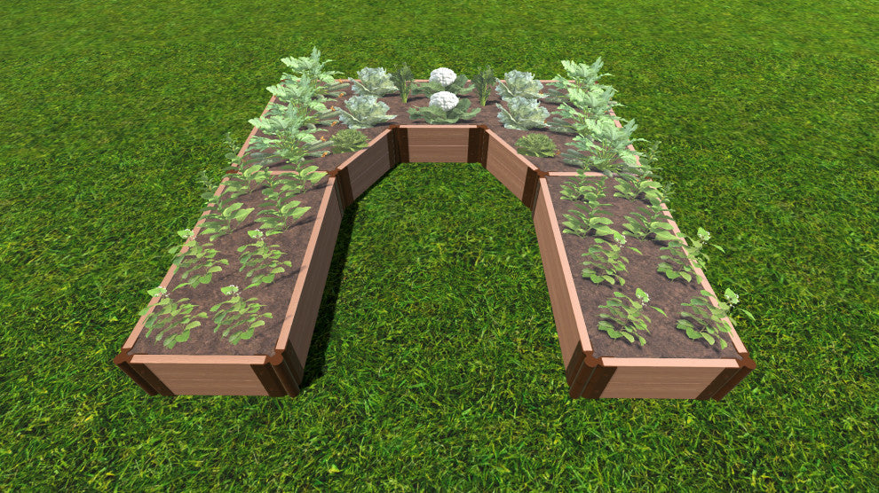 Classic Sienna Walk-In Topolski' 8'x8'x11" Raised Garden Bed, 2" Profile