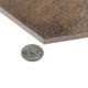 Industrial Hex Multi Mix Porcelain Floor and Wall Tile, Brown