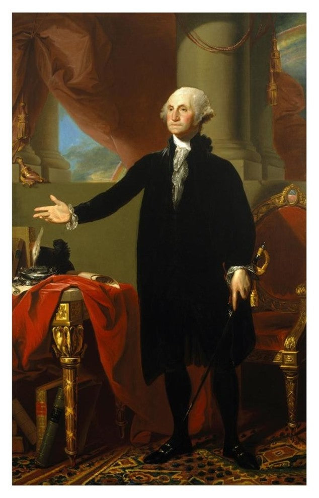 "George Washington, 1796" Digital Paper Print by Gilbert Stuart, 29"x46"
